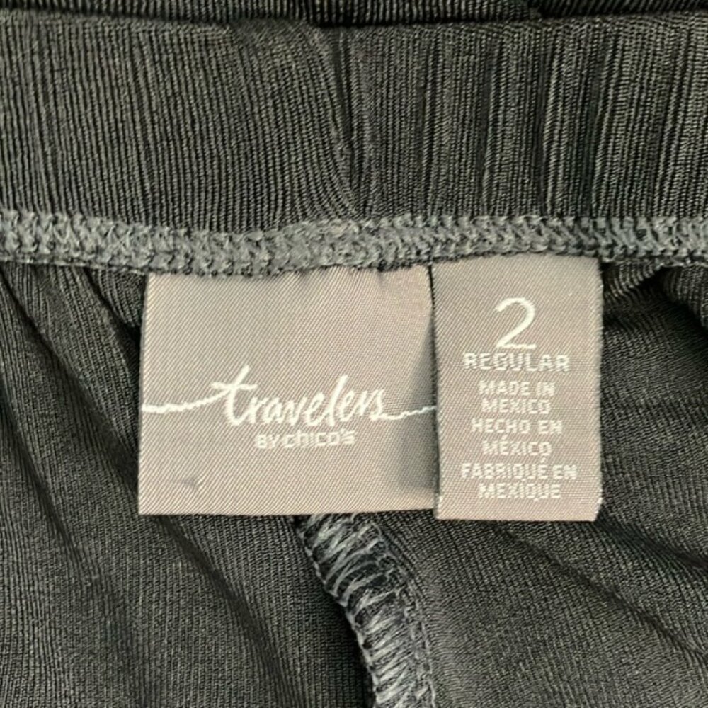 Chico’s Travelers Slinky Knit Wide Leg Pants - Picture 6 of 9